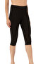 Özkan 0458 3-Pack Women's 95% Cotton Lycra Single Jersey Fabric Flexible Comfortable Soft Below Knee Capri Leggings - 4