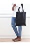 Unprinted Cloth Bag 35X40 3 Pieces with Handle (1 Natural, 1 Black, 1 Red) - 4