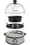NutriCook Rapid Egg Cooker: 7 Egg Capacity Electric Egg Cooker for Boiled Eggs, Poached Eggs, Scrambled Eggs, or Omelettes with Auto Shut Off Feature - Silver - 5