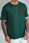 Unisex Hey It S Me Printed Relaxed Fit Green T-Shirt - 3