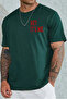 Unisex Hey It S Me Printed Relaxed Fit Green T-Shirt - 2