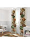 Leaf Pattern Curtain in Autumn Colors – Modern & Stylish Style 140X260 cm Single Wing - 5