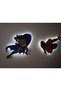 Decorative Wooden Printed Batman and (Spider-Man) Children's Room Night Light (2 Pieces)