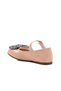 Powder Patent Leather Girl's Ballerina Ballerina with Bow Ribbon - 4