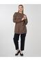 Textured Basic Sweatshirt Mink - 2