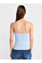 21015 Lace Detailed Top-Light Blue - 2