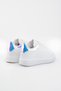 Unisex kids white hologram sports sneakers - 4