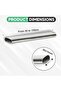 MKGT Oval Rail Wardrobe Polished Chrome Hanging Tube Metal Closet Organizer Cut to Size + END SUPPOR - 4