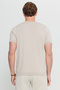 Men's Mink 100% Cotton Standard Fit Regular Cut Crew Neck Knitwear T-Shirt - 5