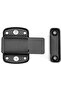 QWORK 2 Pack Rotate Bolt Latch Gate Latches Safety Door Lock, Black - 7