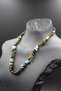 Tiger's Eye and Turquoise Turquoise Stone Minimalist New Collection Men's Necklace Power Courage Balance and Communication