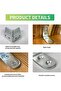 32 PCS Corner Brace Steel L Brackets 40mmx40mm - 3