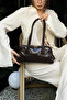 Women's Faux Leather Single Compartment Hand, Arm and Shoulder Bag