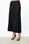 Accordion Fabric Trousers with Elastic Waist - 5