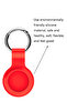 Airtag Holder Keychain Compatible with Apple, Silicone Protective Sleeve Cat, Dog Collar, Luggage Keychain - 3
