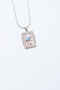 Steel Silver Color Chain Saturn Necklace