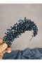 İlsu Bead Embroidered Glamorous Bridal Henna Crown - 3
