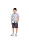 Boys 2-Piece Printed Short Sleeves Shirt with Shorts - 4