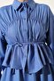 Women's Front Gathered Skirt Suit - 2