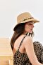 Straw Beach Hat Y25730-19 Mink - 2