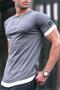 Basic Smoked Men's T-Shirt 4459 - 3