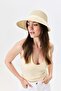 Visor Straw Beach Hat Y25730-27 Beige - 2