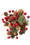 20Pcs Mini Realistic Pearl Fruit Flower Pot Ornament Mini Pearl With Tying Wire Red - 5