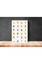English Mixed Well Done School Course Reward Sticker Round Matte Decal Reward Sticker 4 cm (90 Pieces) - 2