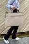 Cream Macbook Air Pro 13-14-15.6 Inch Shock Protection Laptop Bag - 2