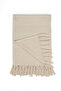 Coastline Double Sided Curl 100X180 cm Unpainted 100% Organic Cotton Fringed Beach Towel - 5