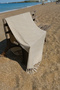 Coastline Double Sided Curl 100X180 cm Unpainted 100% Organic Cotton Fringed Beach Towel - 2