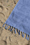 Coastline Double Sided Curl 100X180 cm Unpainted 100% Organic Cotton Fringed Beach Towel - 3