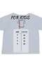 Unisex Kids Crew Neck Short Sleeve 100% Cotton Boys Girls Basic Blue T-Shirt - 3