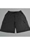 Rain Pattern Cargo Pocket Black Shorts - 3
