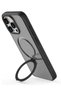 Apple iPhone 15 Pro Case Magsafe Compatible Shock Absorbing Matte Luxury Cover with Stand Tb-03