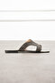 Stylish Slippers with Stone Detail