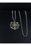 Compass Knitted Chain Men's Necklace - 3