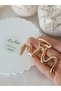 Women's Metal Hair Clip Gold Color Hairpin - 3