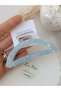 Bone Blue Women's Hair Clip Soft Colorful Hairpin Shiny Glitter - 3