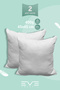 2 Pieces Diamant Plus Square Throw Pillow Washable Antiallergic Silicone Fiber Pillow 40X40Cm 400 Gr
