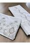 2 Piece French Laced Dowry Holder 50X90 Velvet Hand and Face Towel