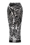 باريو ساتان بنمط أوراق الشجر باللون الأسود طويل 95x150 - 2