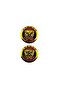 Special Imported Arma Jaguar Design Gold Round Adhesive Model for Labelers 4 cm - 5