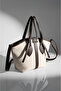Women's Bitter Brown Linen Lined Zippered Hand and Shoulder Bag - 2