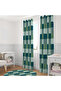 Minimalist Checkered Motif Curtain – Aesthetic & Spacious Atmosphere 140X260 cm Single Wing - 3