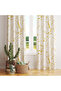 White & Gold Marble Effect Curtain – Aesthetic & Modern Atmosphere 140X260 cm Single Wing - 3