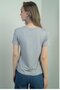 Women's V-Neck Slit Short Sleeve Blouse - 4