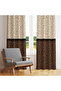 Decorative Maze Motif Background Curtain – Original & Fresh Style 140X260 cm Single Wing - 2