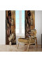 Artistic & Cultural Figure Pattern Background Curtain – Original and Stunning Design 140X260 cm Single Wing - 7