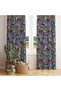 Multicolored Graphic Motif Curtain – Aesthetic & Original Style 140X260 cm Single Wing - 3